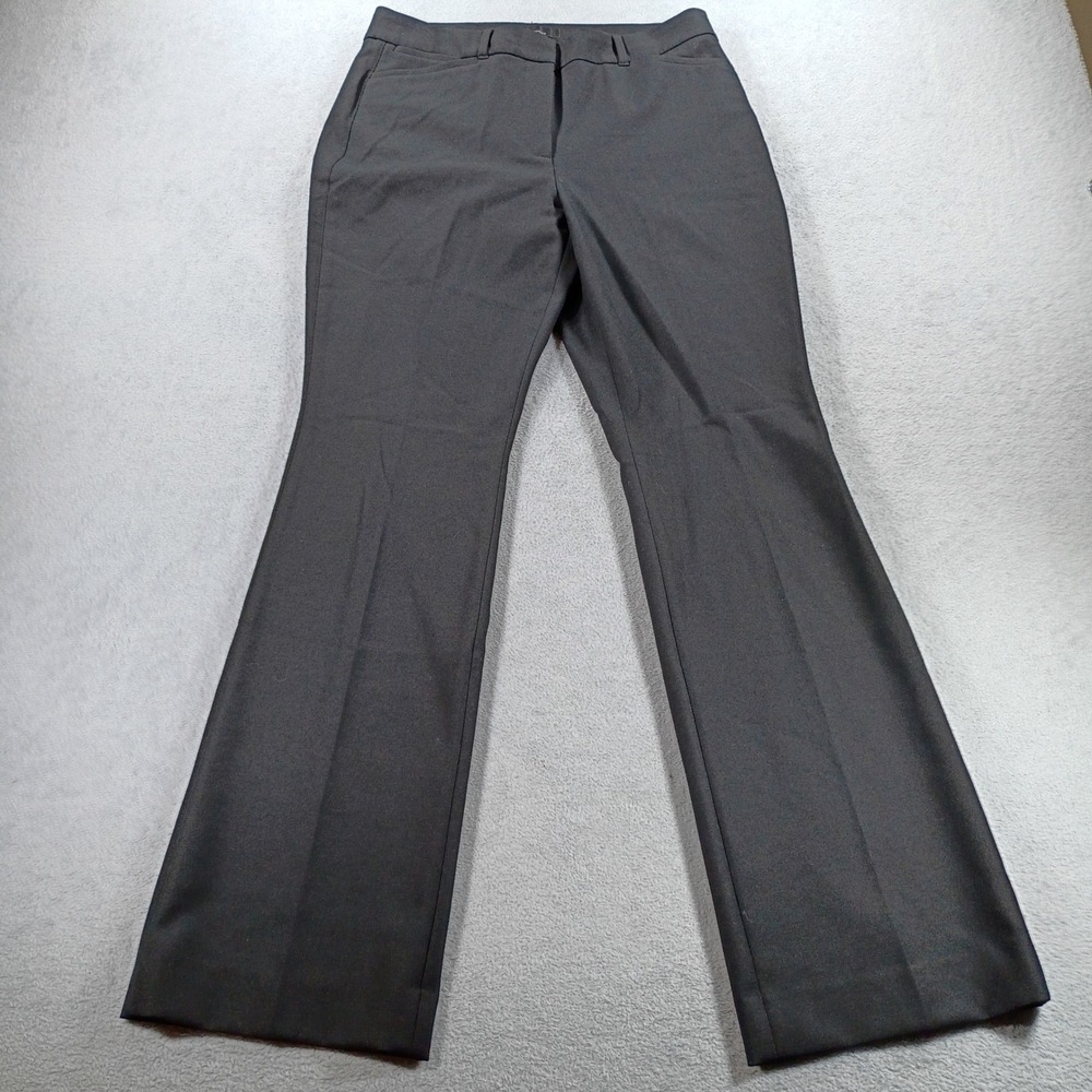 White House Black Market Womens Trousers Black 8 Bootcut Professional